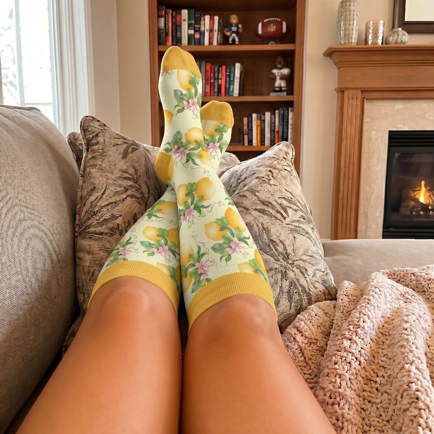 Plus Size Fruit Print Compression Socks - image 2