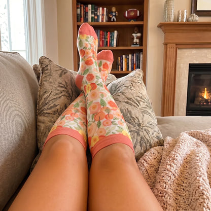 Plus Size Fruit Print Compression Socks - image 1