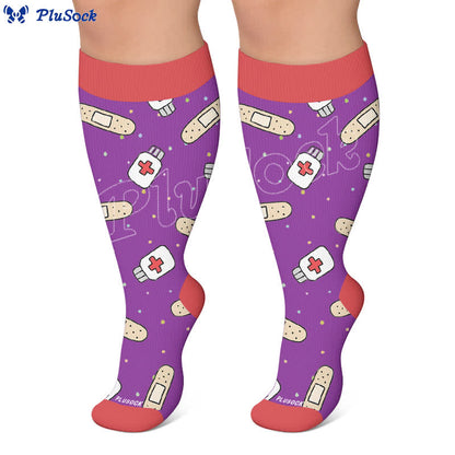 Plus Size Healthcare Compression Socks - image 6