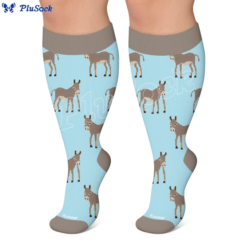 Plus Size Animal Compression Socks - image 5