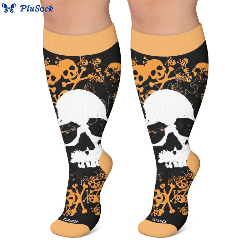 Plus Size Crossbone Compression Socks - image 6