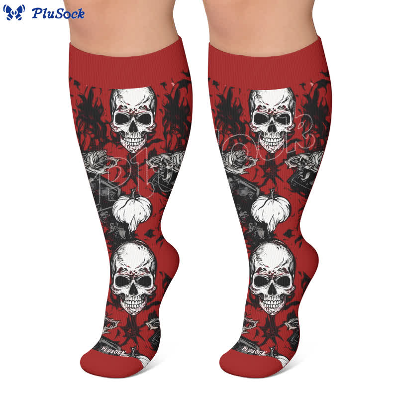 Plus Size Crossbone Compression Socks - image 5