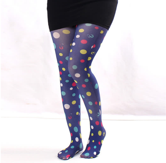Floral Statement Pantyhose - image 0