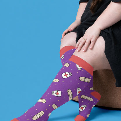 Plus Size Healthcare Compression Socks - image 2