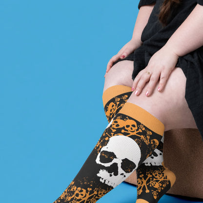Plus Size Crossbone Compression Socks - image 2