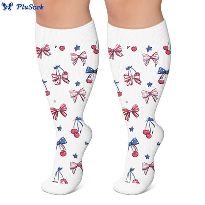 Plus Size Independence Balloons Compression Socks - image 6