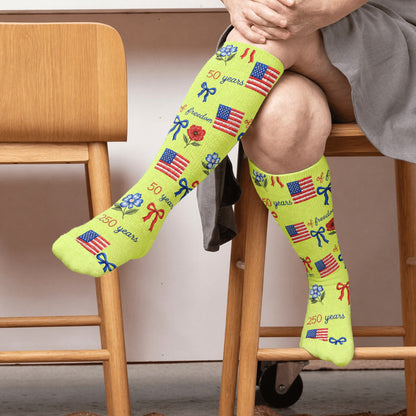 Plus Size Independence Balloons Compression Socks - image 3