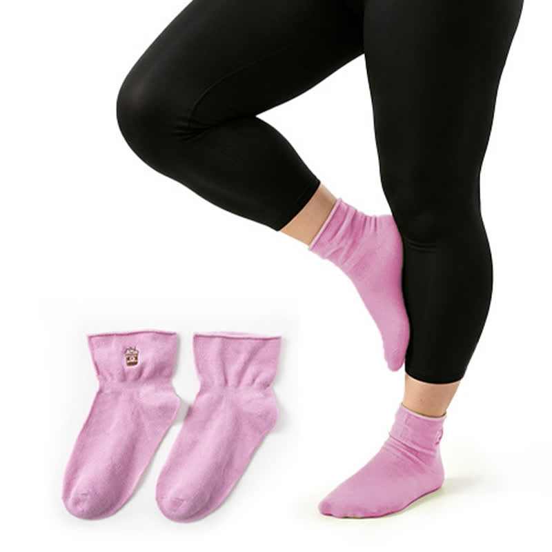 Soft Quarter Socks (2 Pairs) - Pink - EU37-41(US4-8) - image 2