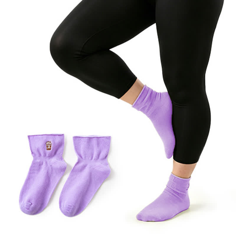 Soft Quarter Socks (2 Pairs) - Purple - EU37-41(US4-8) - image 6