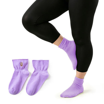 Soft Quarter Socks (2 Pairs) - Purple - EU37-41(US4-8) - image 6