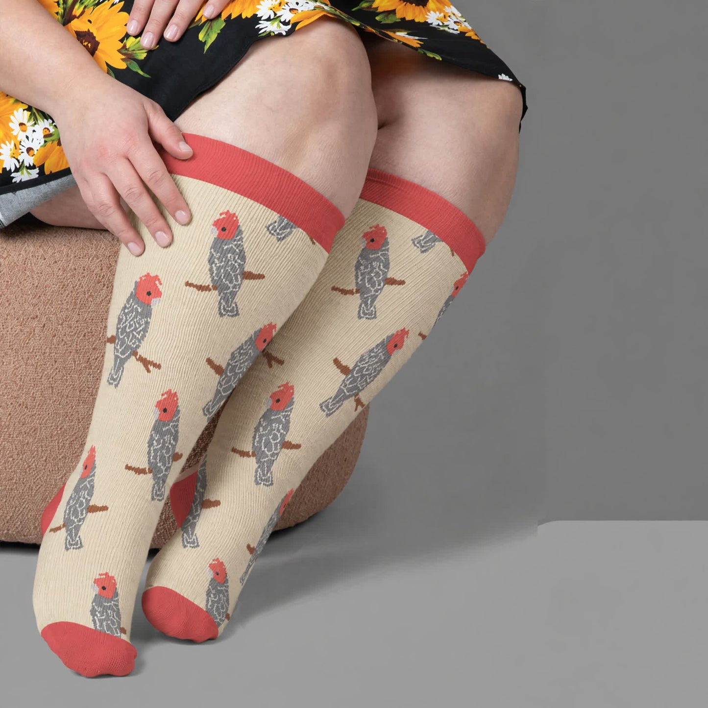 Plus Size Bird Compression Socks - image 3