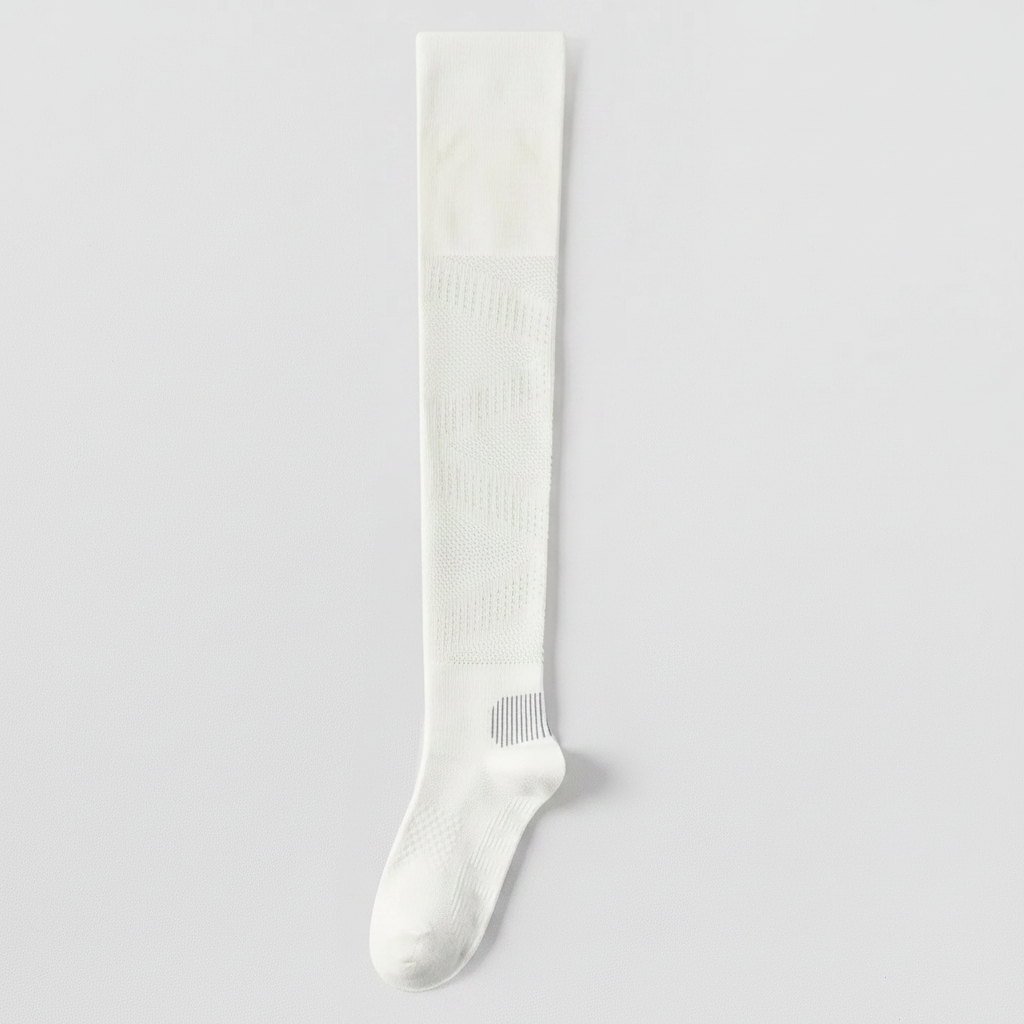 Breathable Thigh High Compression Socks(2 Pairs) - White - EU36-39(US3-6) - image 5