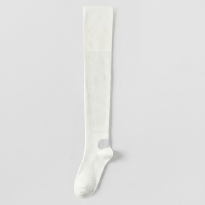 Breathable Thigh High Compression Socks(2 Pairs) - White - EU36-39(US3-6) - image 5