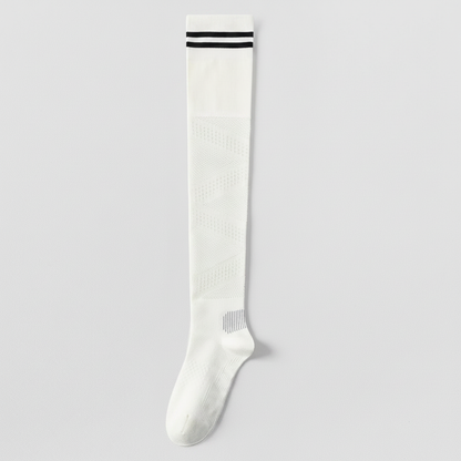 Breathable Thigh High Compression Socks(2 Pairs) - White-A - EU36-39(US3-6) - image 6