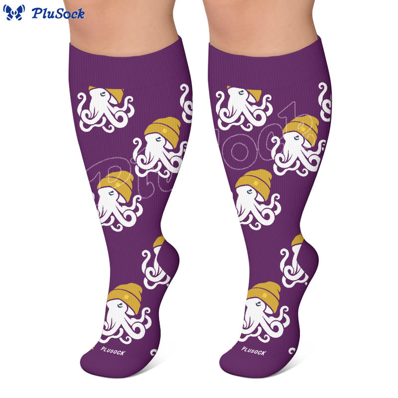 Plus Size Trendy Octopus Compression Socks - image 6