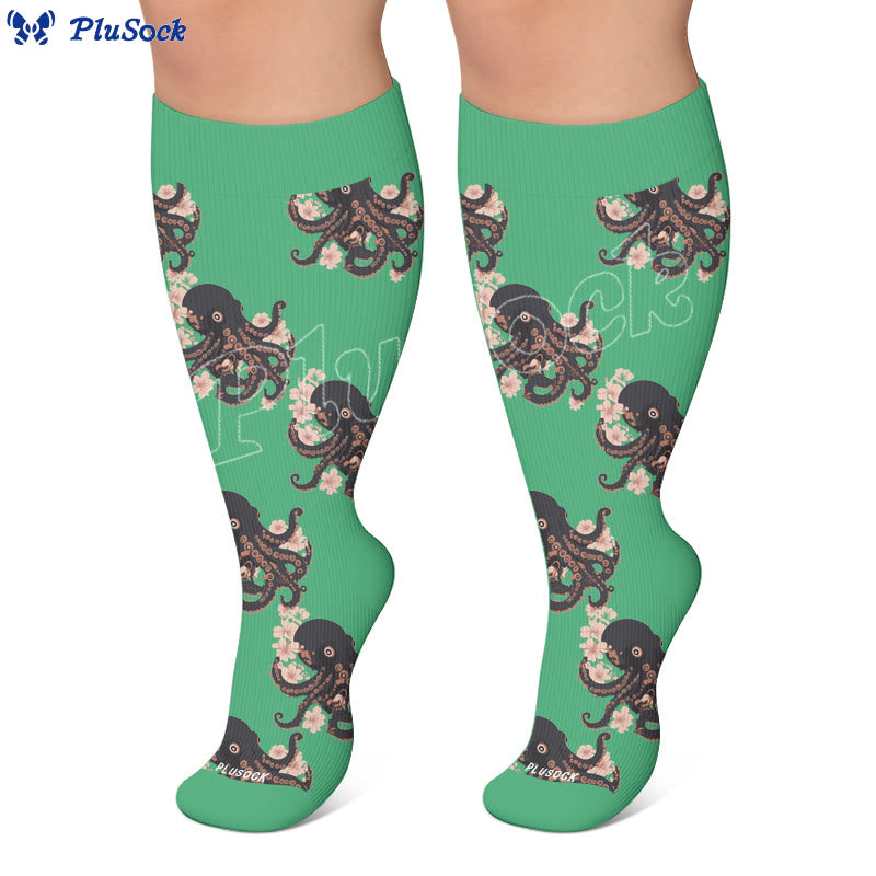 Plus Size Trendy Octopus Compression Socks - image 7