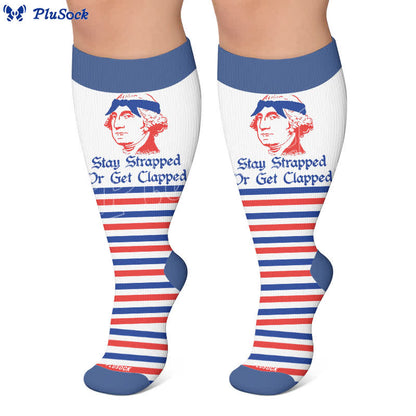 Plus Size Patriotic Compression Socks - image 5