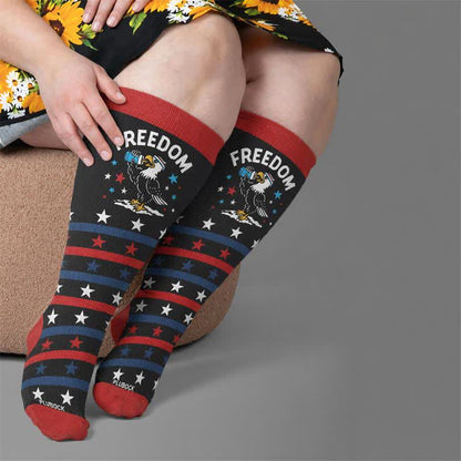 Plus Size Patriotic Compression Socks - image 3