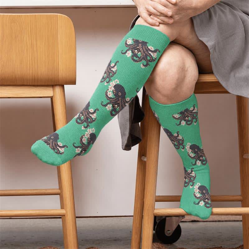 Plus Size Trendy Octopus Compression Socks - image 3