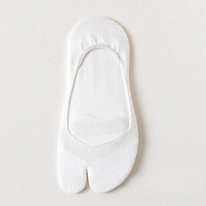 Soft Tabi No Show Socks(3 Pairs) - White - EU36-39(US3-6) - image 11