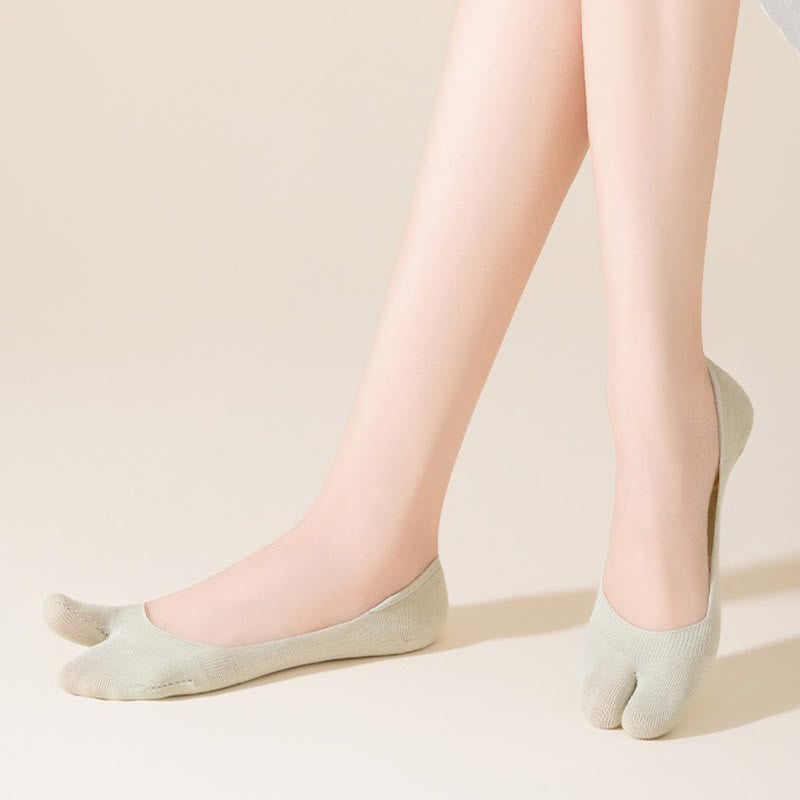 Soft Tabi No Show Socks(3 Pairs) - image 5