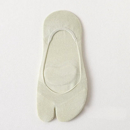 Soft Tabi No Show Socks(3 Pairs) - Green - EU36-39(US3-6) - image 13
