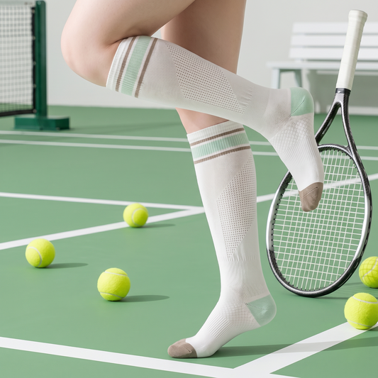 Striped Sport Compression Socks(2 Pairs) - image 0
