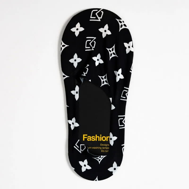 Playful Cartoon Animal Print No Show Socks(7 Pairs) - G - EU39-44(US6-10) - image 5