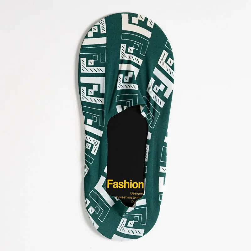 Playful Cartoon Animal Print No Show Socks(7 Pairs) - F - EU39-44(US6-10) - image 13