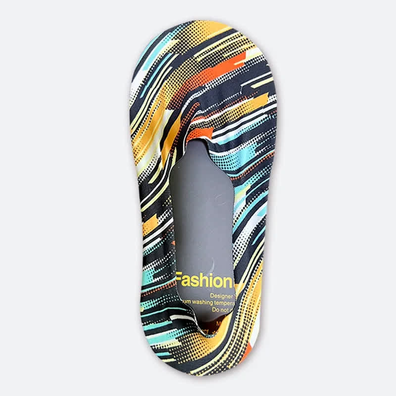 Playful Cartoon Animal Print No Show Socks(7 Pairs) - N - EU39-44(US6-10) - image 8