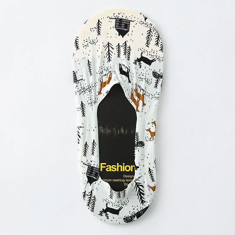 Graffiti No Show Socks(7 Pairs) - I - EU39-44(US6-10) - image 7