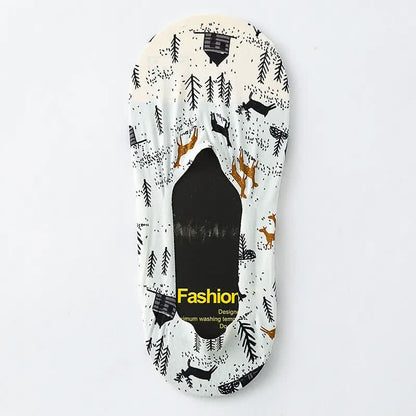 Graffiti No Show Socks(7 Pairs) - I - EU39-44(US6-10) - image 7