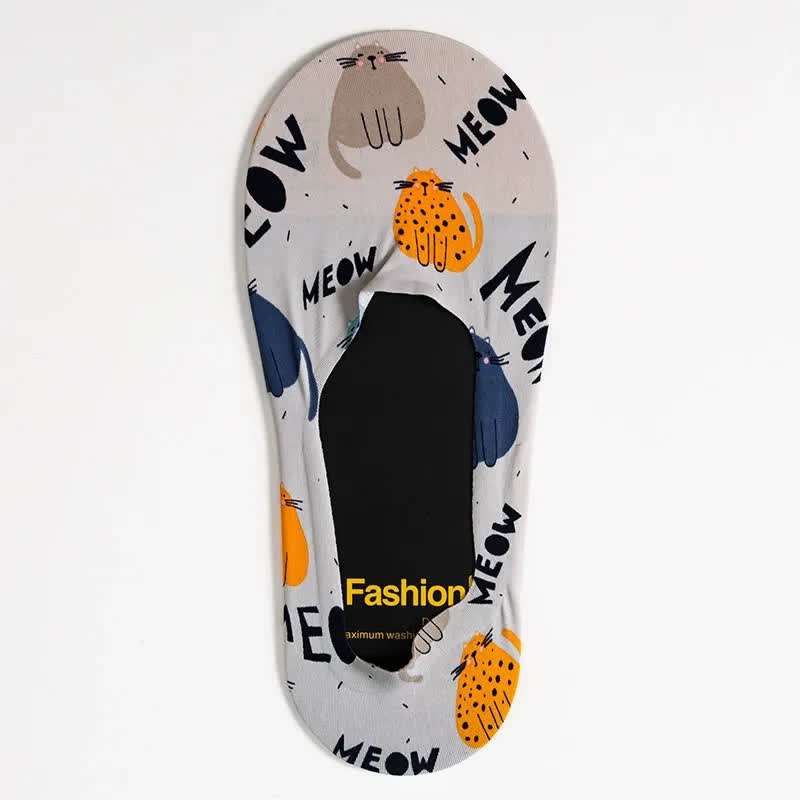 Graffiti No Show Socks(7 Pairs) - M - EU39-44(US6-10) - image 12