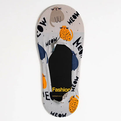 Graffiti No Show Socks(7 Pairs) - M - EU39-44(US6-10) - image 12