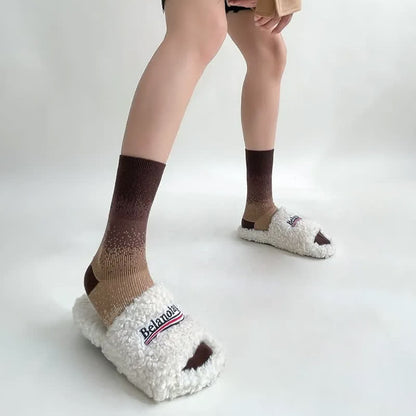 Sweet Gradient Quarter Socks(3 Pairs) - image 7