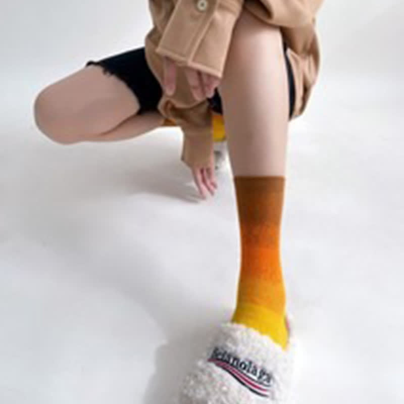 Sweet Gradient Quarter Socks(3 Pairs) - image 5