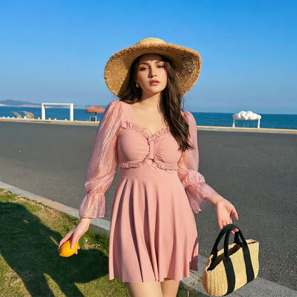 Tie Dye Cover Up Swim Dress - image 5
