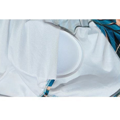 Tropical Leaf Wrap Swimwear - image 6