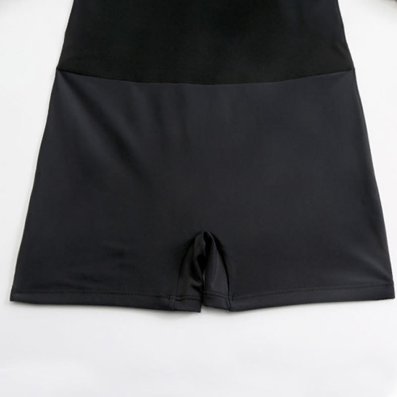 Off Shoulder Ruffle Sleeve Swim Dress - image 8