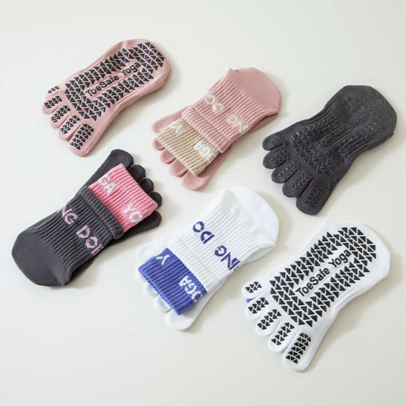 Alignment Grip Socks(2 Pairs) - Multicolor(5 Pairs) - EU36-42(US3-8.5) - image 10