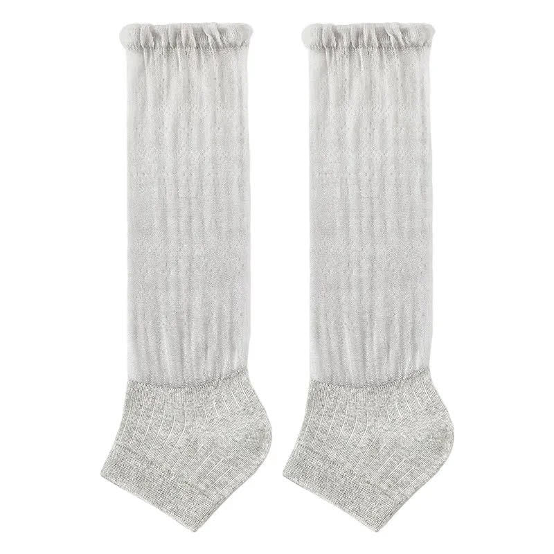 Sheer Lace Quarter Slouch Socks(3 Pairs) - image 4
