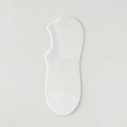 Air Mesh No Show Socks(7 Pairs) - White - EU35-42(US2-8.5) - image 2