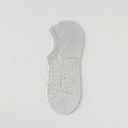 Air Mesh No Show Socks(7 Pairs) - Gray - EU35-42(US2-8.5) - image 3
