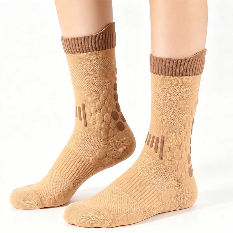Mesh Grip Training Quarter Grip Socks(2 Pairs) - image 1
