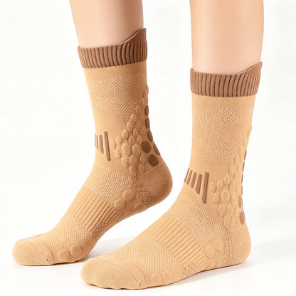 Mesh Grip Training Quarter Grip Socks(2 Pairs) - image 1