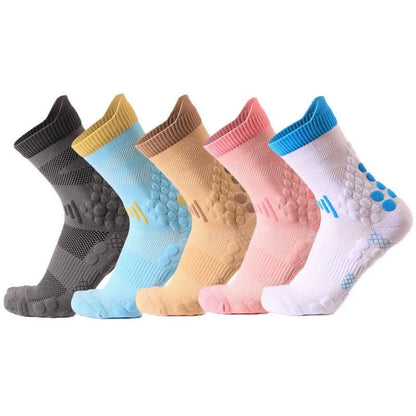 Mesh Grip Training Quarter Grip Socks(2 Pairs) - image 7