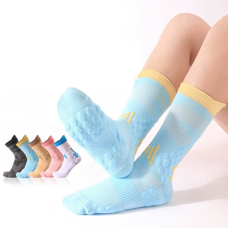 Mesh Grip Training Quarter Grip Socks(2 Pairs) - image 0