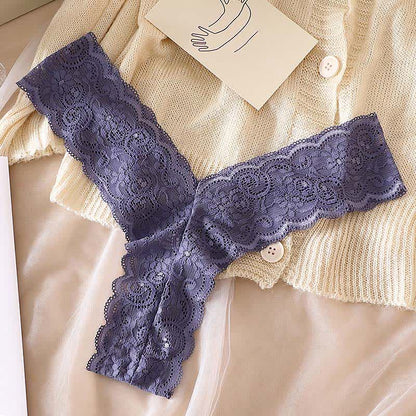 Romantic Floral Lace Thong Panties(3 Packs) - image 10