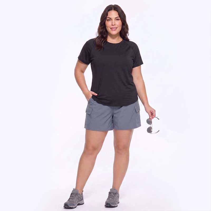Plus Size Mesh Back Active Yoga Top - image 2