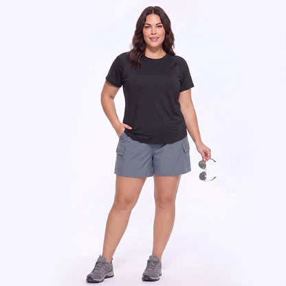 Plus Size Mesh Back Active Yoga Top - image 2